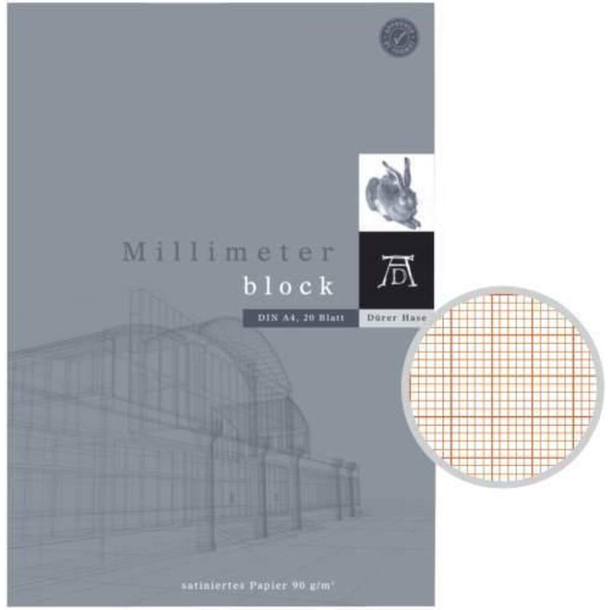 Staufen Edition Dürer Millimeterblock A4 25 Blatt 90g/qm