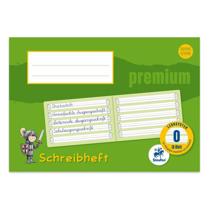 Staufen Premium Schreiblernheft Lin0 A5 quer 16 Blatt 90g/qm