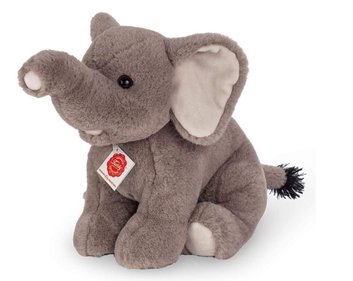 Teddy Herrmann Elefant sitzend 35 cm