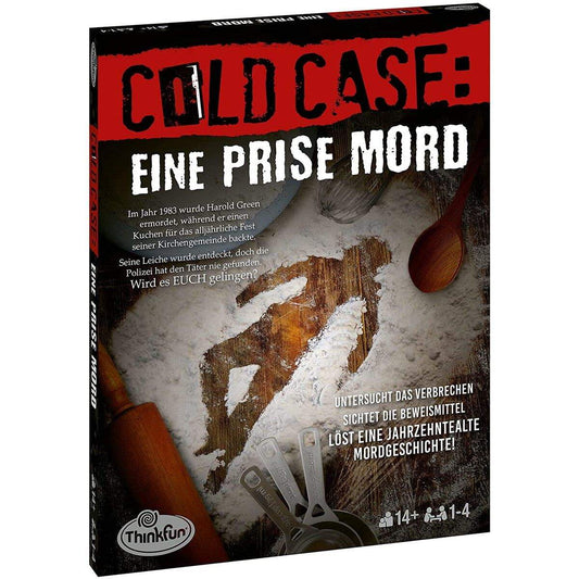 ThinkFun 76465 - Cold Case: Eine Prise Mord. Wer findet den Mörder?
